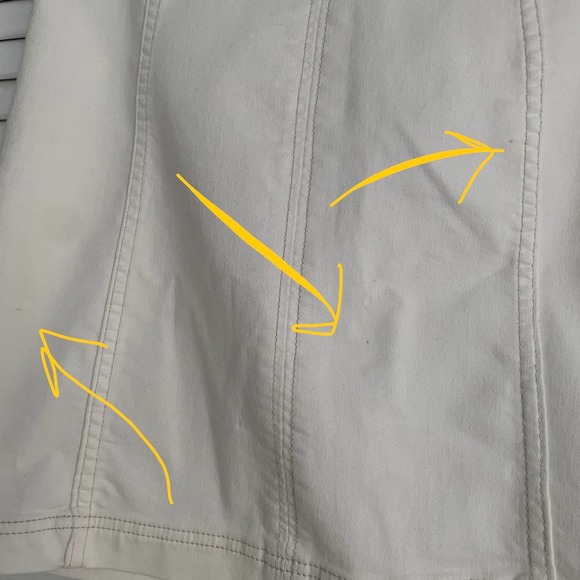 🛑SOLD🛑 NWT Free People Modern Femme Skirt White Size 12 - Picture 9 of 9